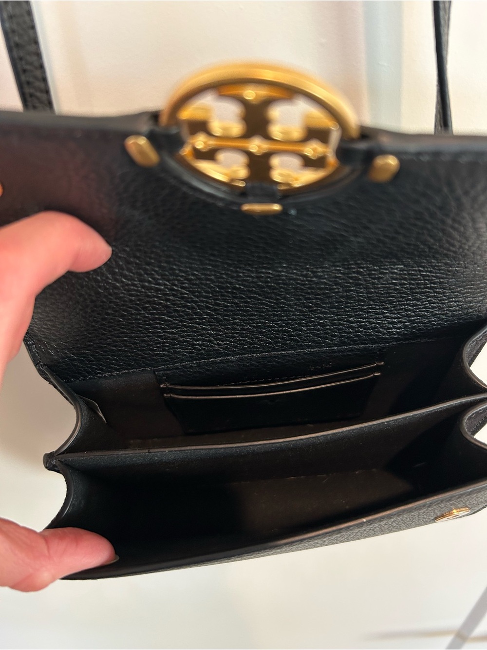 Tory Burch Miller Mini Leather Crossbody Bag - Picture 4 of 9